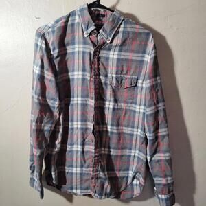 J.Crew Men's Multi and Blue Shirt